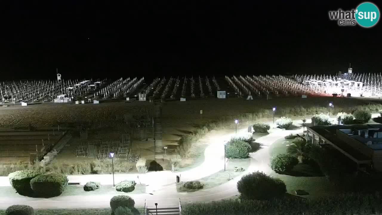 The beach of Bibione webcam – Italy