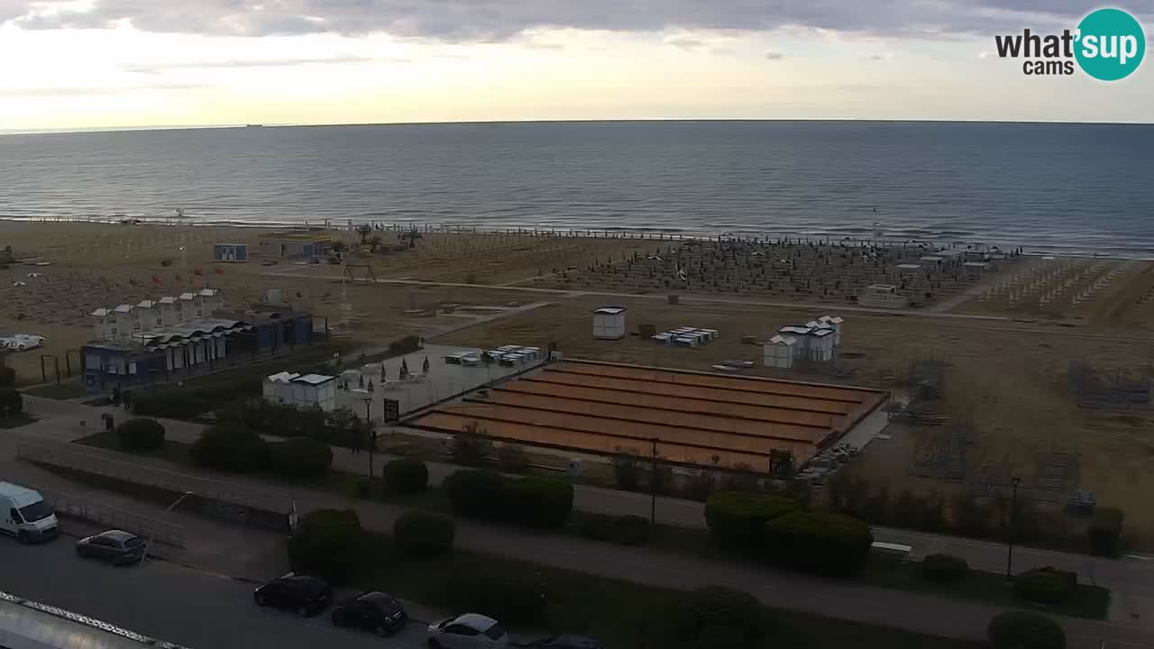 The beach of Bibione webcam – Italy