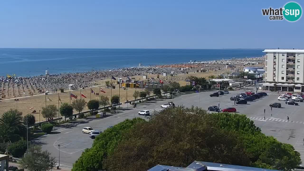 The beach of Bibione webcam – Italy