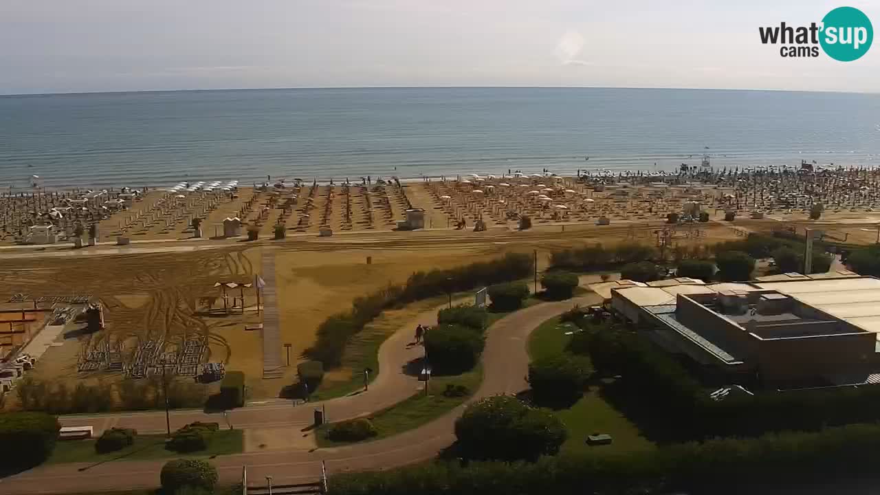 The beach of Bibione webcam – Italy