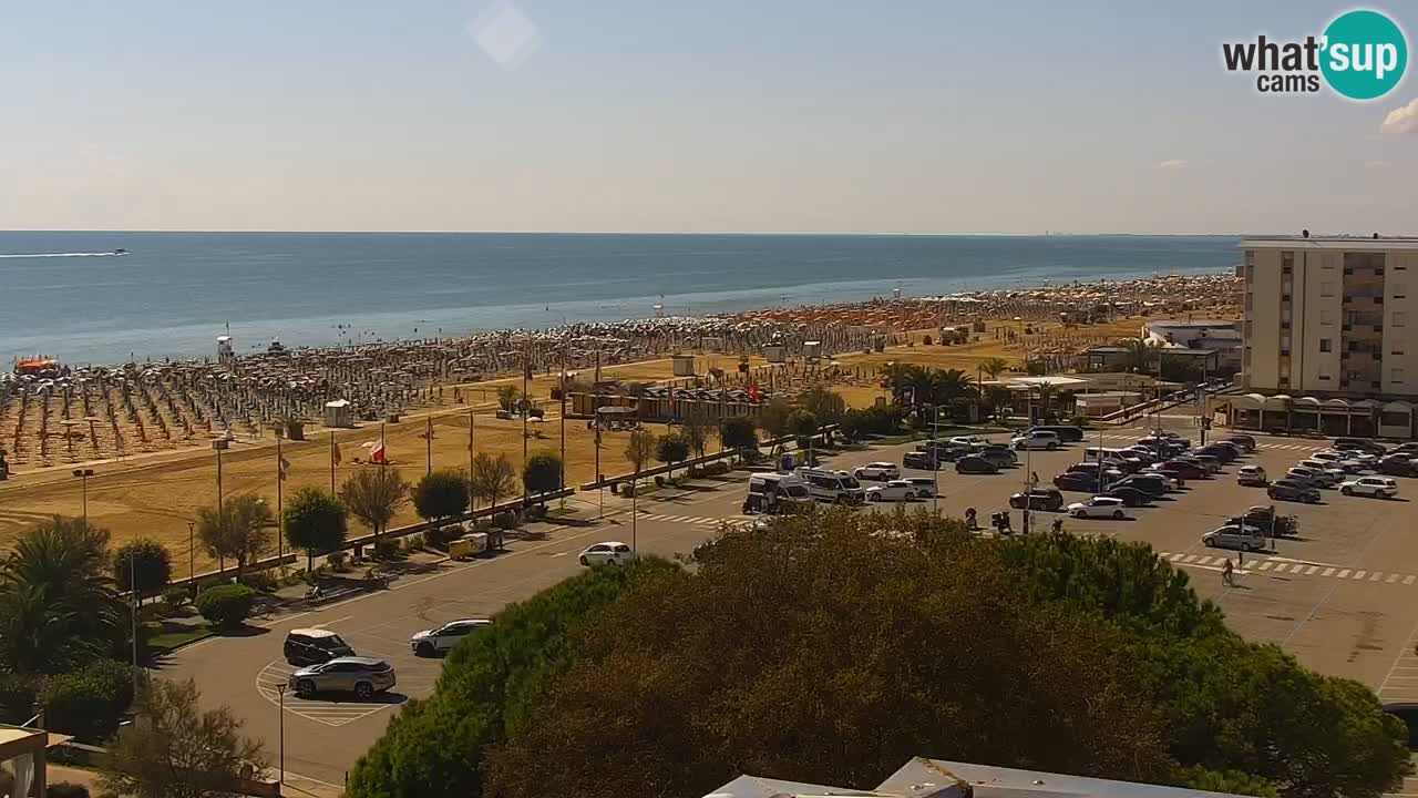 The beach of Bibione webcam – Italy