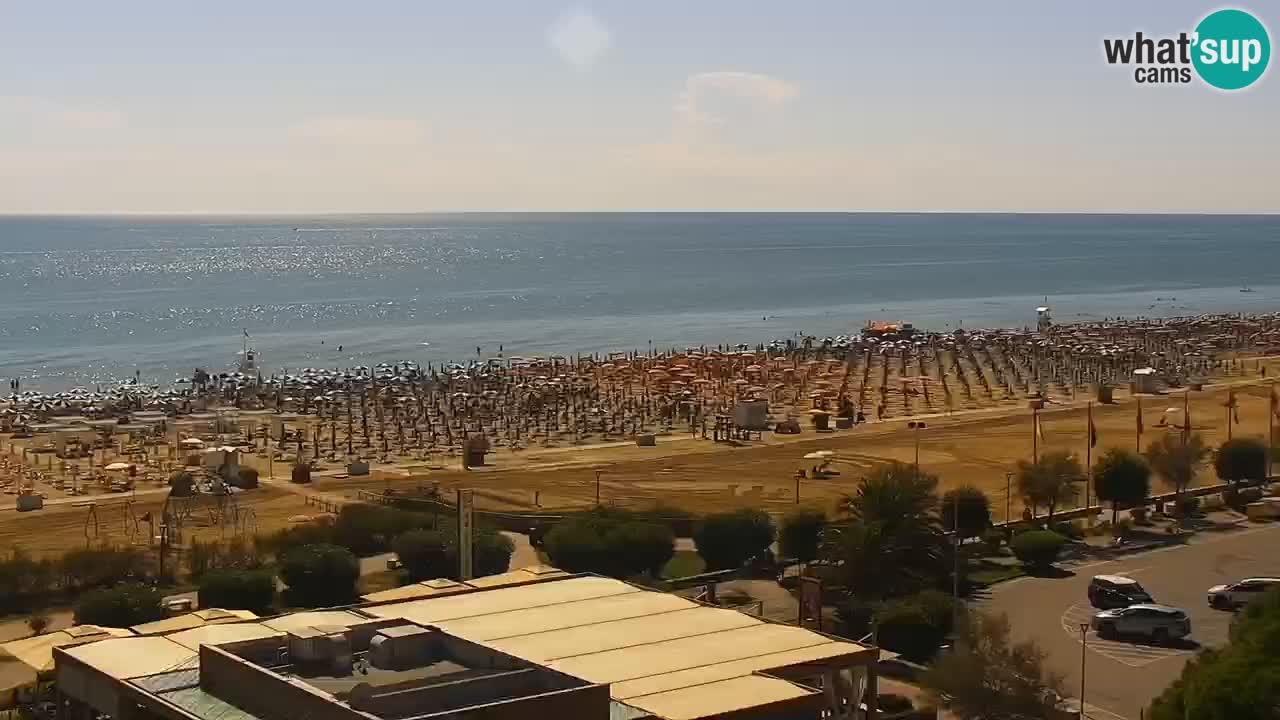 The beach of Bibione webcam – Italy