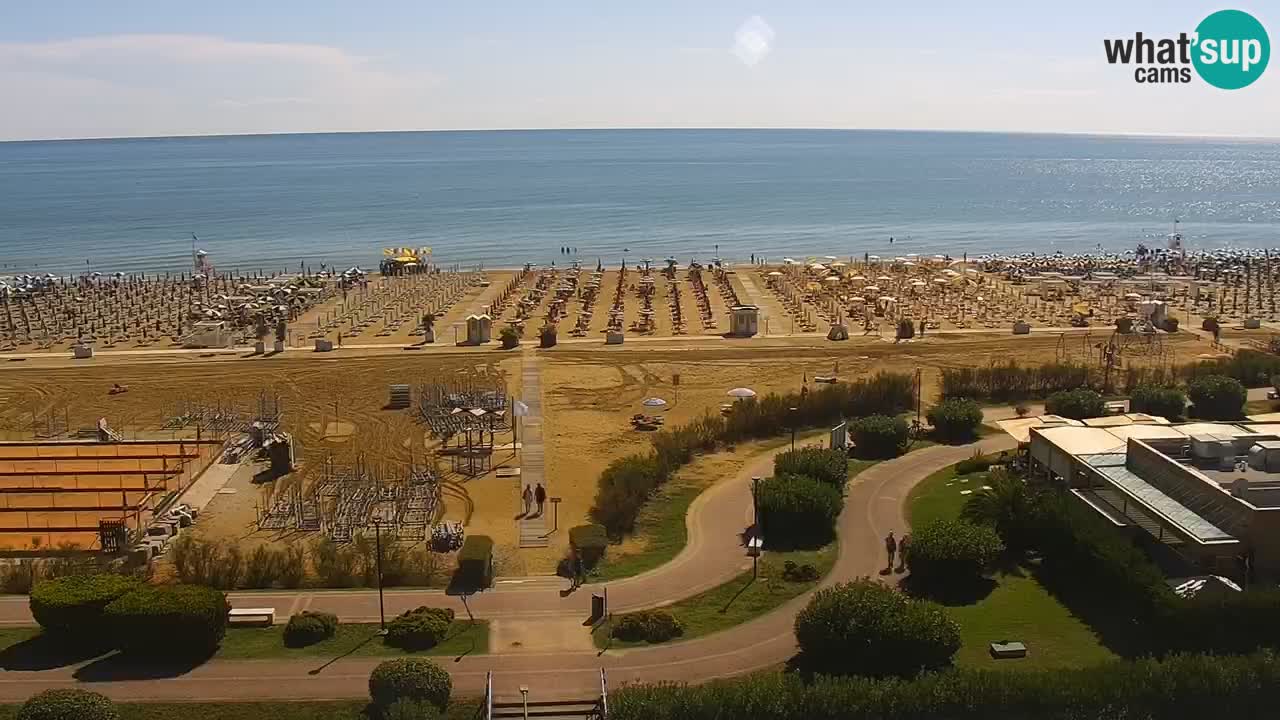 The beach of Bibione webcam – Italy