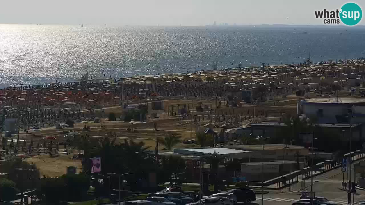 The beach of Bibione webcam – Italy