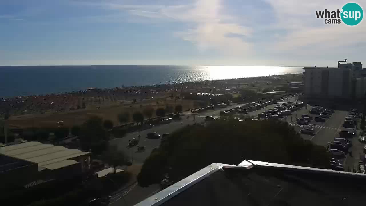 The beach of Bibione webcam – Italy