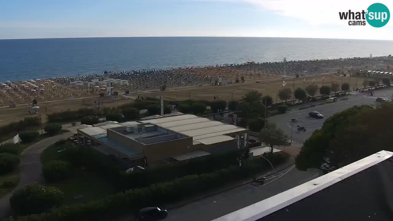 The beach of Bibione webcam – Italy