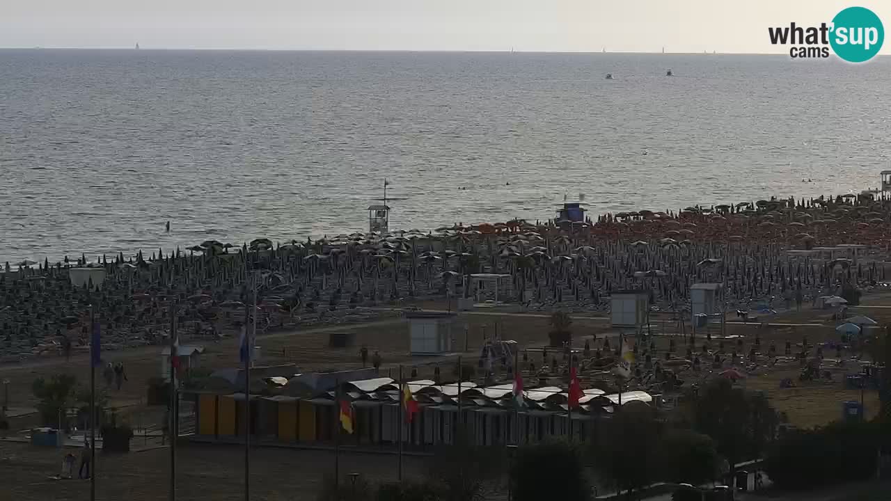 The beach of Bibione webcam – Italy