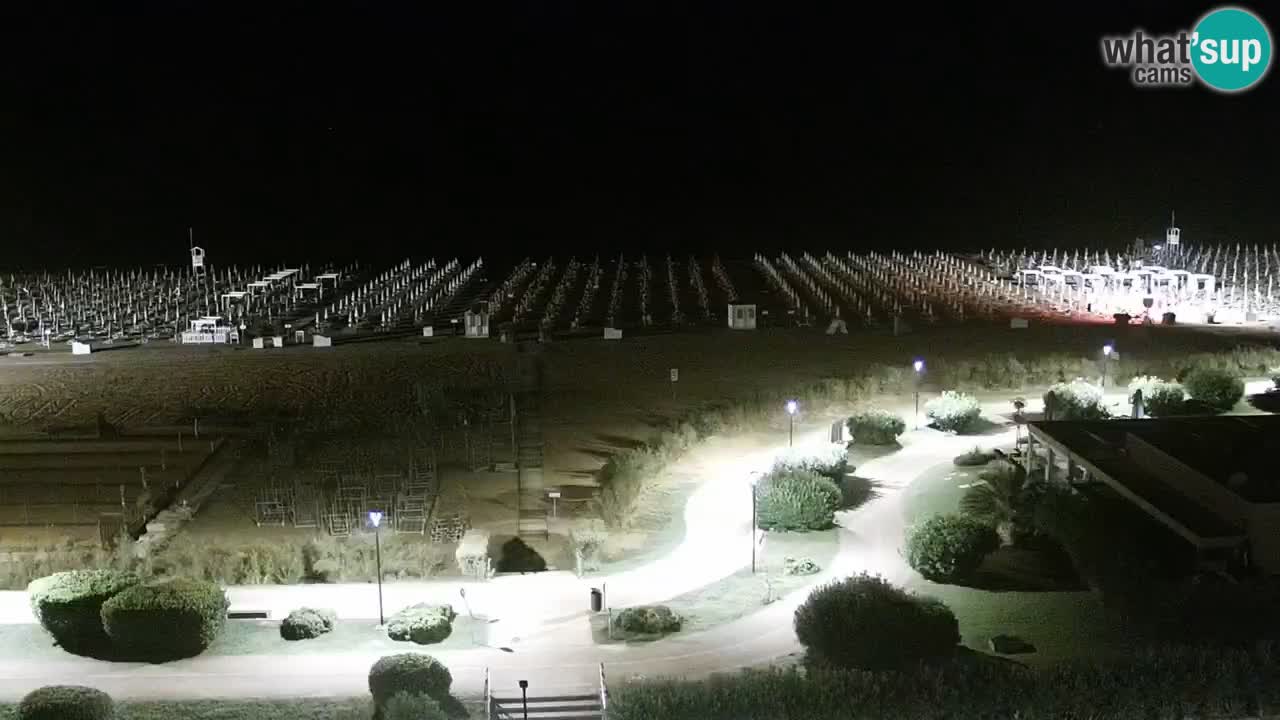 The beach of Bibione webcam – Italy