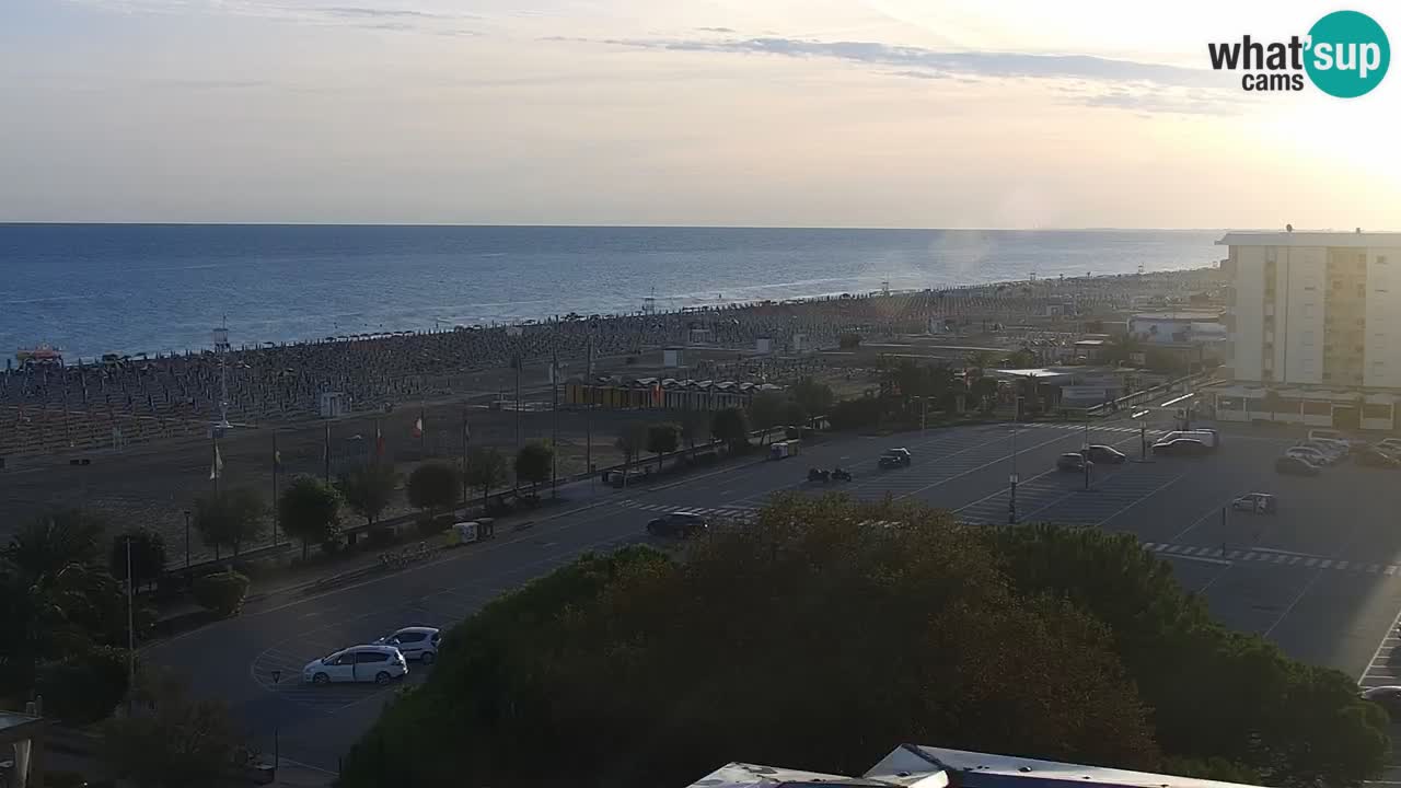 La camera en vivo de la playa de Bibione – Italia