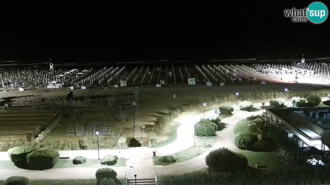 The beach of Bibione webcam – Italy