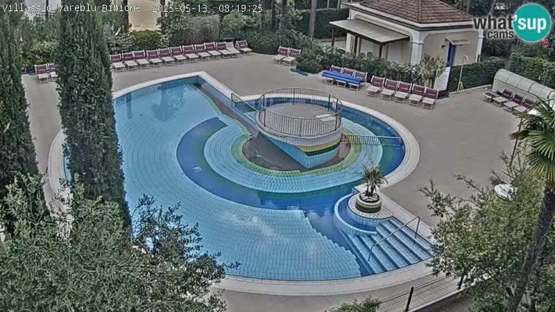 Villaggio Mare Blu pool LIVE webcam Bibione Pineda – Italy