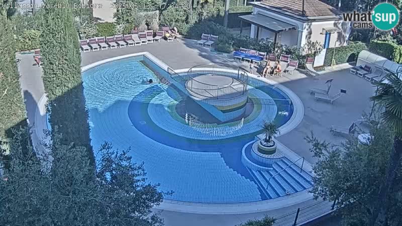 Piscina Villaggio Mare Blu webcam LIVE Bibione Pineda – Italia