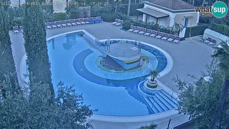 Villaggio Mare Blu pool LIVE webcam Bibione Pineda – Italy