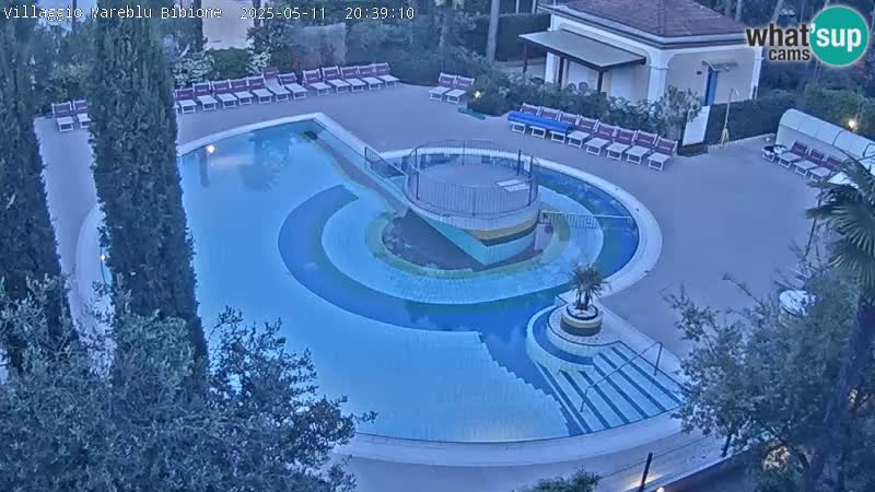 Villaggio Mare Blu Pool LIVE-Webcam Bibione Pineda – Italien