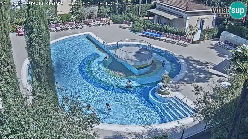 Villaggio Mare Blu Pool LIVE-Webcam Bibione Pineda – Italien