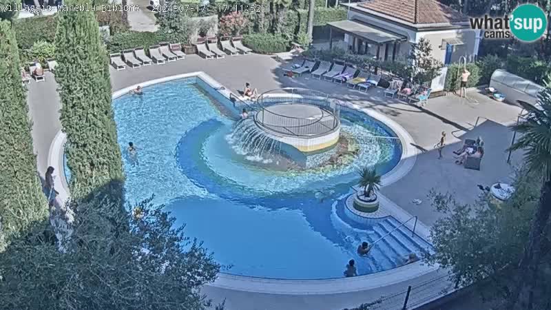 Villaggio Mare Blu pool LIVE webcam Bibione Pineda – Italy