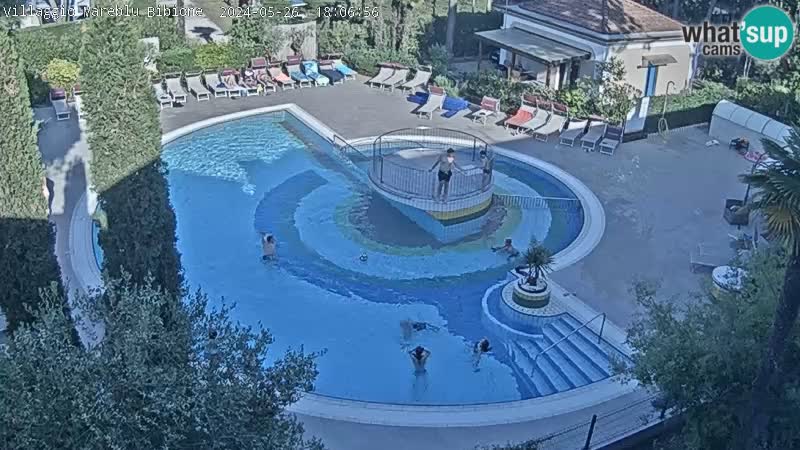 Villaggio Mare Blu piscine LIVE webcam Bibione Pineda – Italie