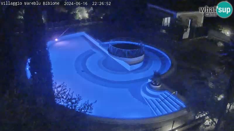 Villaggio Mare Blu bazen UŽIVO web kamera Bibione Pineda – Italija
