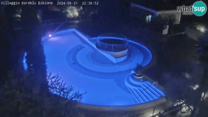 Villaggio Mare Blu pool LIVE webcam Bibione Pineda – Italy