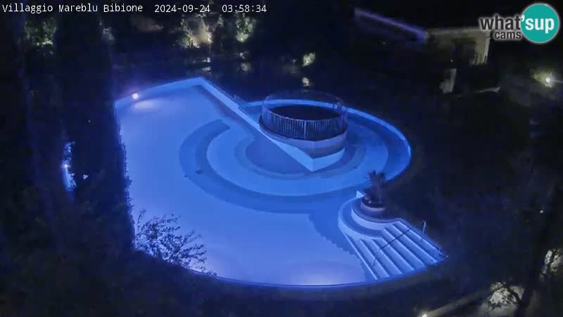 Piscina Villaggio Mare Blu webcam LIVE Bibione Pineda – Italia