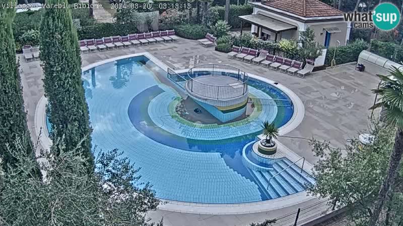 Villaggio Mare Blu pool LIVE webcam Bibione Pineda – Italy