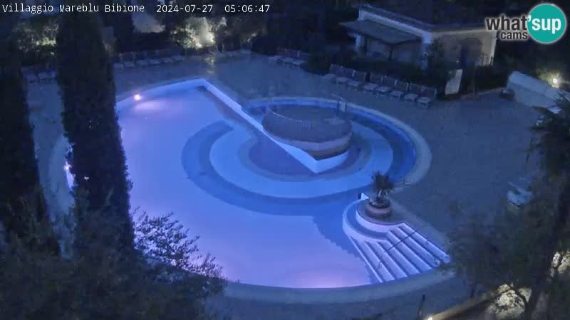 Piscina Villaggio Mare Blu EN VIVO webcam Bibione Pineda – Italia