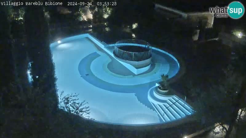 Piscina Villaggio Mare Blu EN VIVO webcam Bibione Pineda – Italia