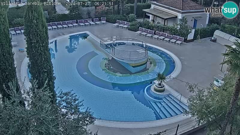 Villaggio Mare Blu piscine LIVE webcam Bibione Pineda – Italie