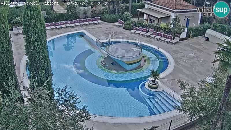 Villaggio Mare Blu piscine LIVE webcam Bibione Pineda – Italie