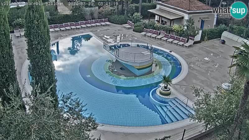 Villaggio Mare Blu pool LIVE webcam Bibione Pineda – Italy