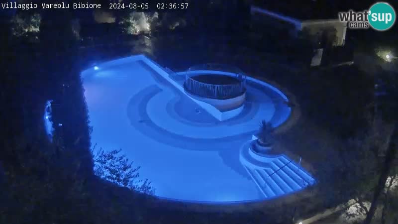 Villaggio Mare Blu pool LIVE webcam Bibione Pineda – Italy