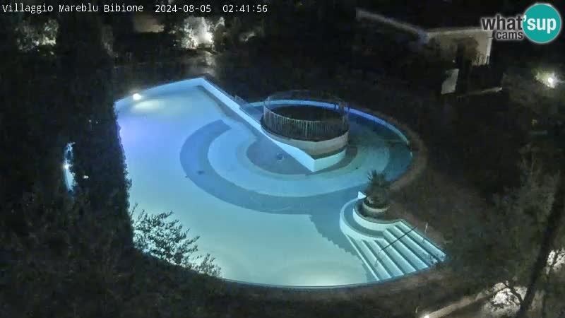 Piscina Villaggio Mare Blu EN VIVO webcam Bibione Pineda – Italia