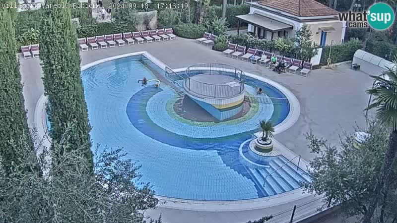 Piscina Villaggio Mare Blu EN VIVO webcam Bibione Pineda – Italia