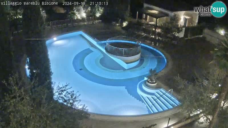 Piscina Villaggio Mare Blu EN VIVO webcam Bibione Pineda – Italia