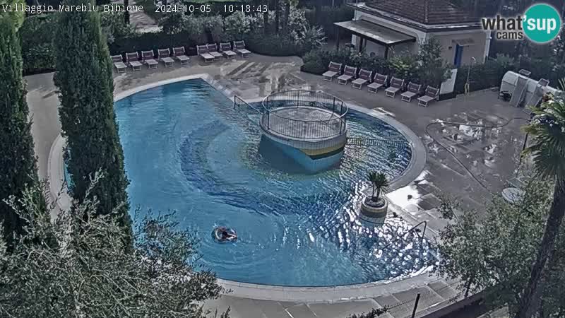 Piscina Villaggio Mare Blu webcam LIVE Bibione Pineda – Italia