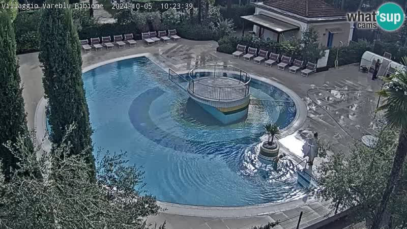 Villaggio Mare Blu piscine LIVE webcam Bibione Pineda – Italie