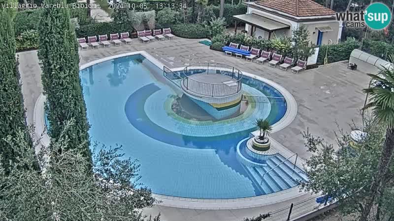 Villaggio Mare Blu pool LIVE webcam Bibione Pineda – Italy