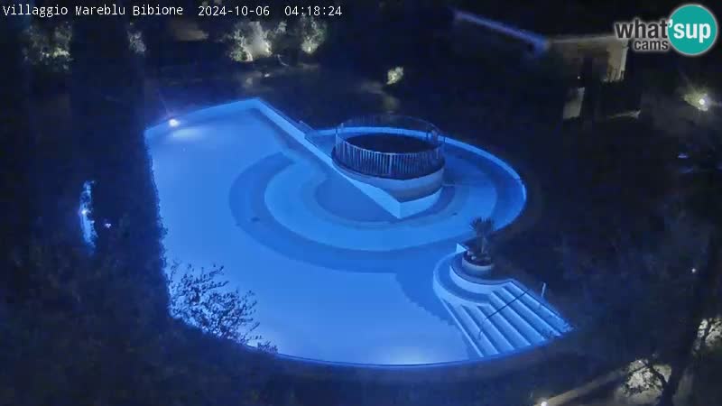 Piscina Villaggio Mare Blu webcam LIVE Bibione Pineda – Italia