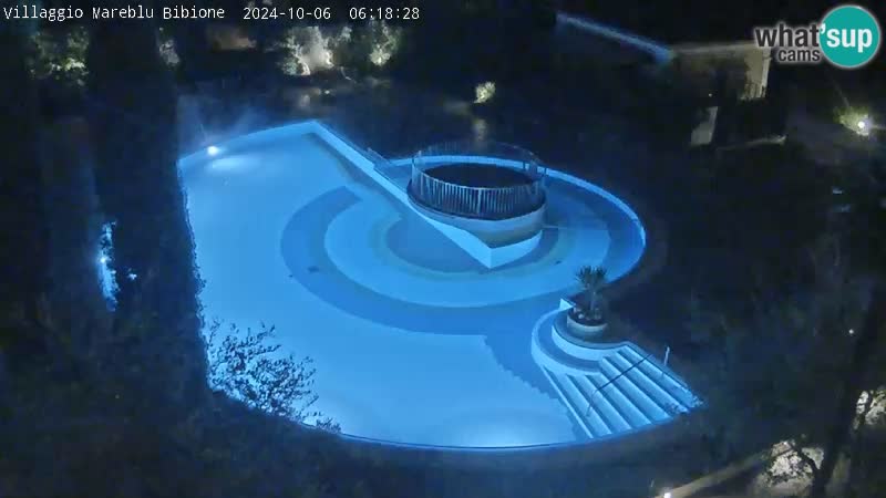 Villaggio Mare Blu piscine LIVE webcam Bibione Pineda – Italie