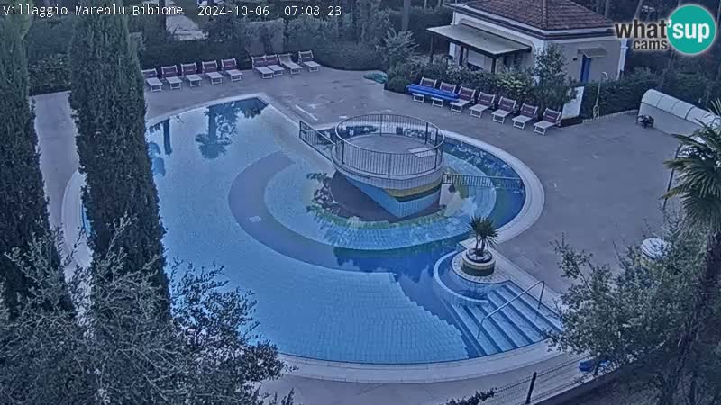 Villaggio Mare Blu pool LIVE webcam Bibione Pineda – Italy