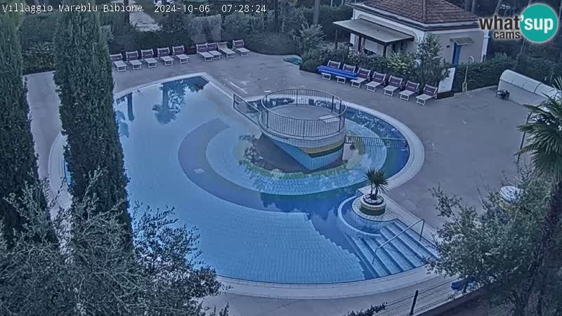 Piscina Villaggio Mare Blu EN VIVO webcam Bibione Pineda – Italia