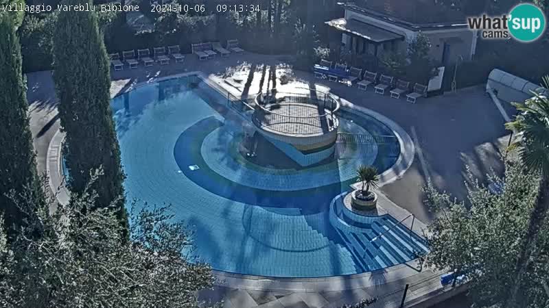 Villaggio Mare Blu pool LIVE webcam Bibione Pineda – Italy