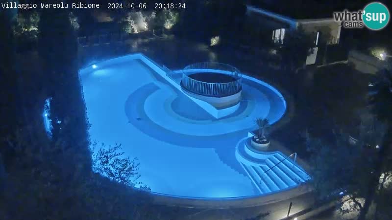 Piscina Villaggio Mare Blu webcam LIVE Bibione Pineda – Italia