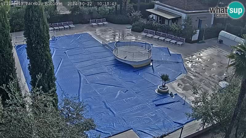 Villaggio Mare Blu pool LIVE webcam Bibione Pineda – Italy