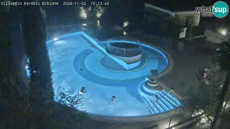 Piscina Villaggio Mare Blu EN VIVO webcam Bibione Pineda – Italia