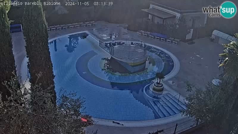 Piscina Villaggio Mare Blu webcam LIVE Bibione Pineda – Italia