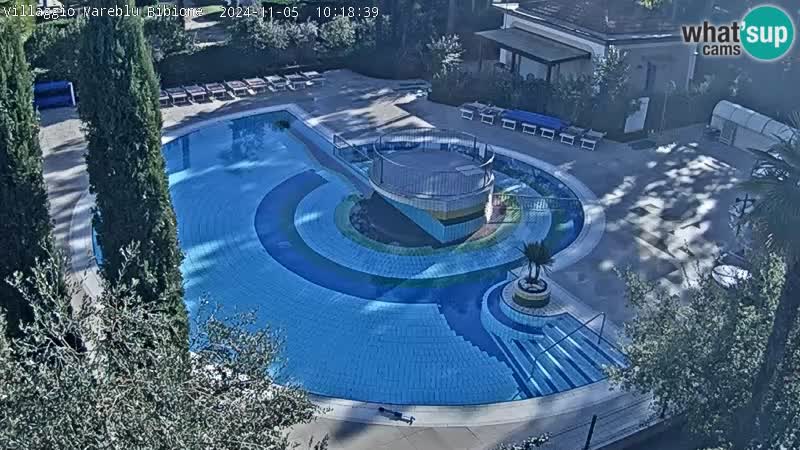 Piscina Villaggio Mare Blu EN VIVO webcam Bibione Pineda – Italia