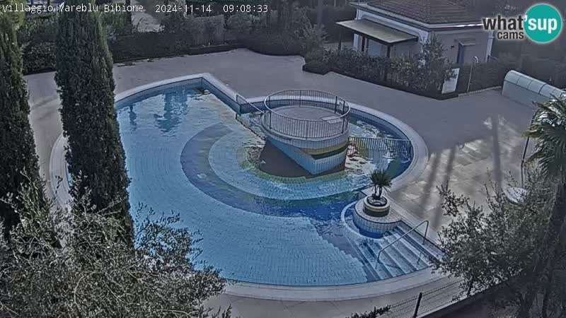 Piscina Villaggio Mare Blu EN VIVO webcam Bibione Pineda – Italia