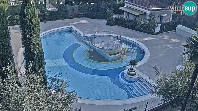 Villaggio Mare Blu pool LIVE webcam Bibione Pineda – Italy