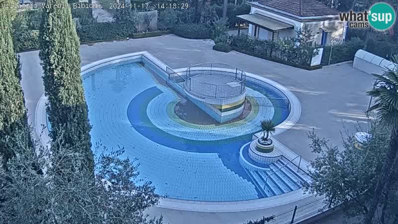 Villaggio Mare Blu pool LIVE webcam Bibione Pineda – Italy